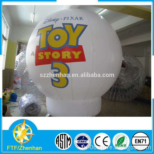 2015Popular and best sale commercial oxford cloth brand new inflatable ground balloon